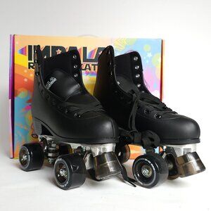 IMPALA Rollerskates BLACK BNIP Women's Size 6 Vegan Leather Booties